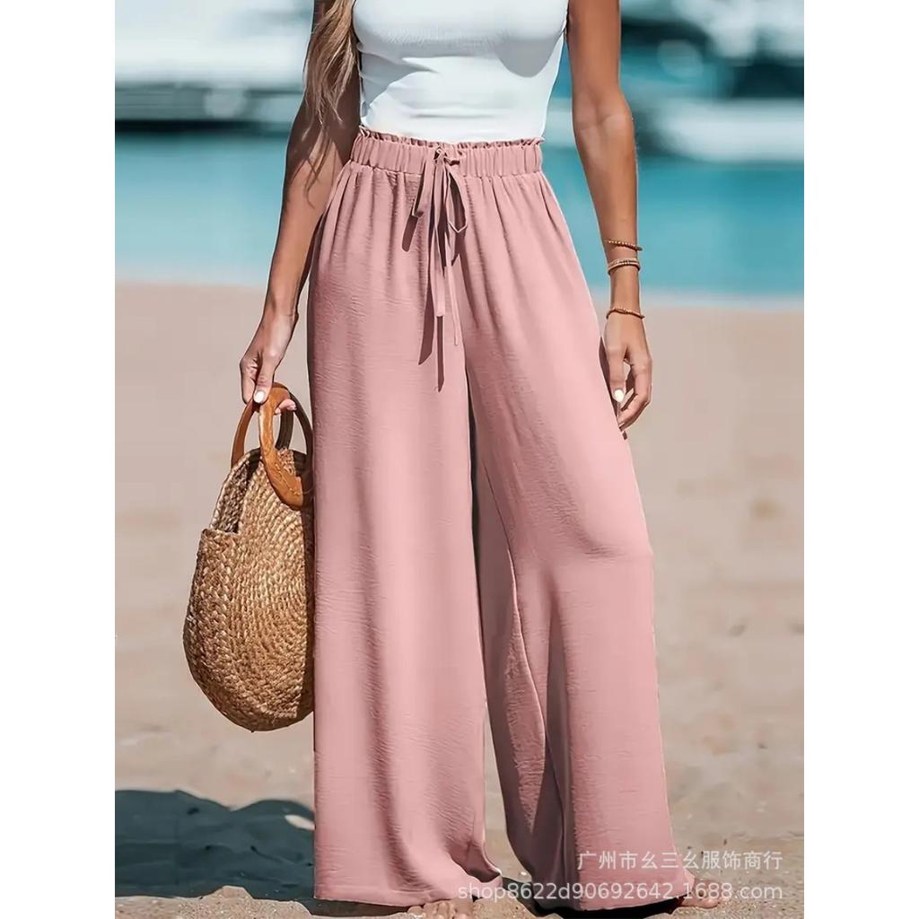 Women's Four Seasons Pants, Casual Comfortable Wide-leg Loose Casual Fashion Pants