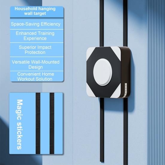 Настенный боксерский коврик из искусственной кожи, эластичная пена, настенное крепление, боксерская подушка, бесшумная тренировочная мишень для бокса, тхэквондо, домашний тренажерный зал, оборудование для тренировок