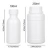 Chemical Barrel Clear PET Liquid Container Packing Bottle Empty Seal Bottles Storage Jars