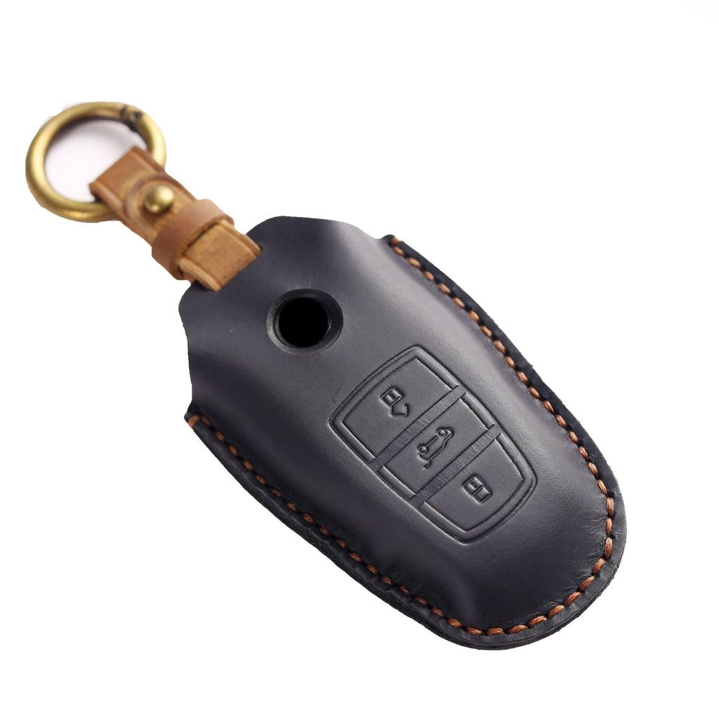 GUSHIBEI Роскошный кожаный чехол для ключей ручной работы для Volkswagen