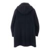 Danton Logo Patch Hooded Melton Wool Coat 36 Navy Made In Japan Men's Used