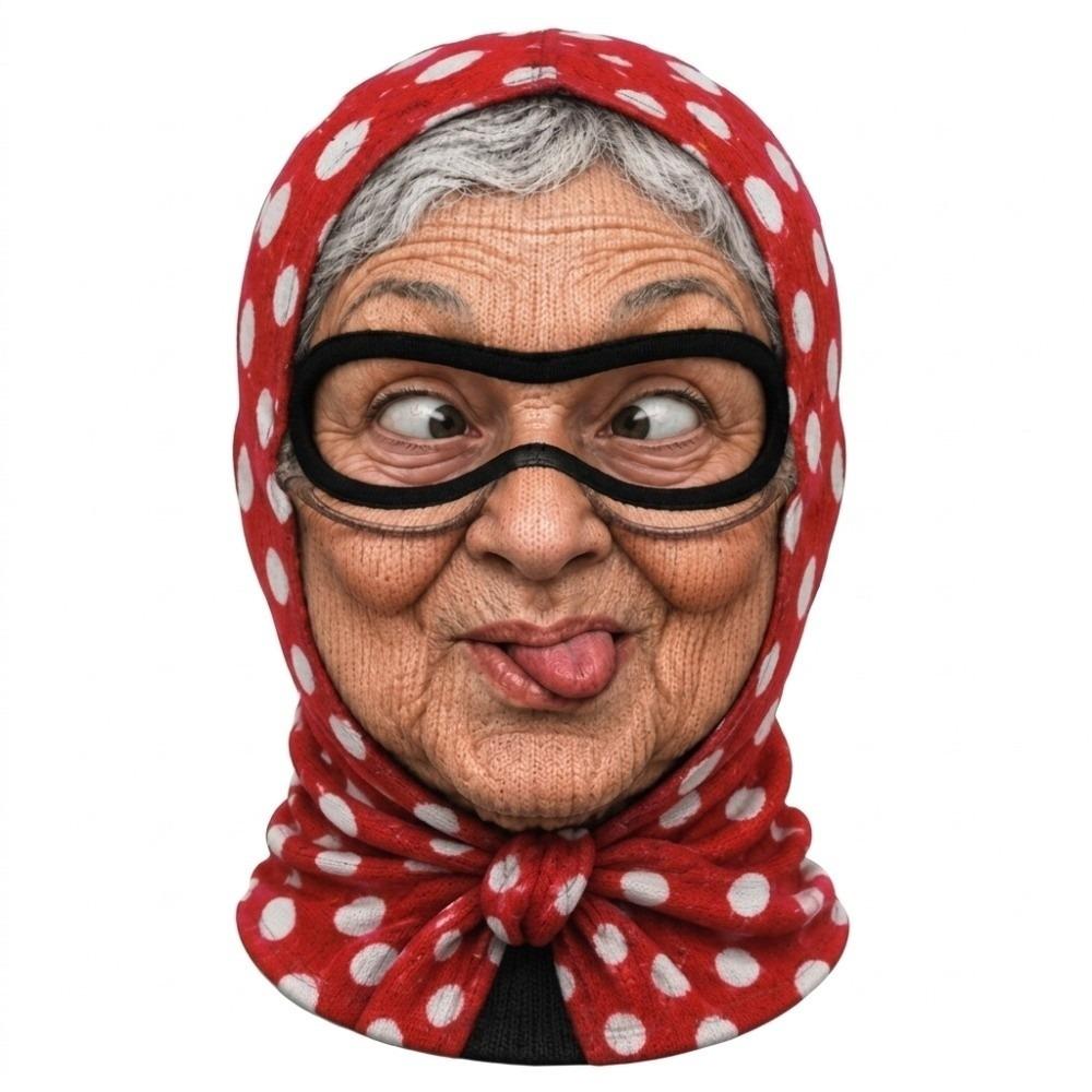 3D Печать Лица Старика Балаклава Маска для Лица Реалистичная Лыжная Маска Капюшон Для Улицы/Велоспорта/Розыгрышей/Вечеринки