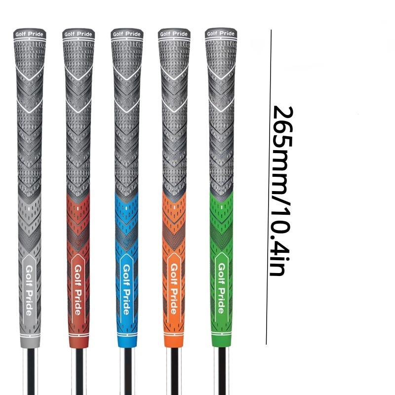 10 шт., нескользящие многокомпонентные ручки для гольфа из натурального каучука, стандартные, всепогодные, гибридные ручки для гольфа