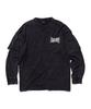 CREAM SODA LAB Crsdel Lettering Pigment Fake Double Layered Long Sleeve
