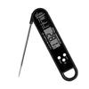 Digital Cooking Thermometer, Waterproof, Foldable, Kitchen & Grill Thermometer, -50C to 300C, Digital Instant Read (Black)