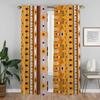 Шторы в стиле бохо для гостиной Шторы для комнаты 2-панельные Шторы для домашнего интерьера Украшения на Хэллоуин Жалюзи Разделительные шторы