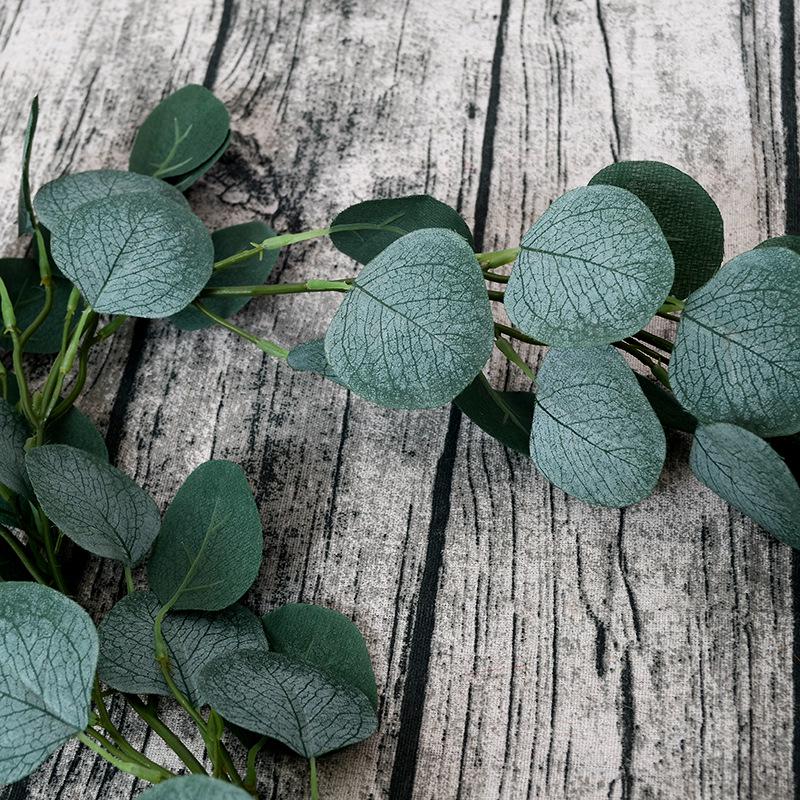 Artificial Eucalyptus Vine with Round Leaves for Home and Wedding Decoration