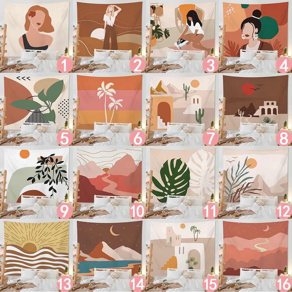 Домашний декор Моранди гобелен фон для комнаты гостиная спальня настенный фон настенная скатерть