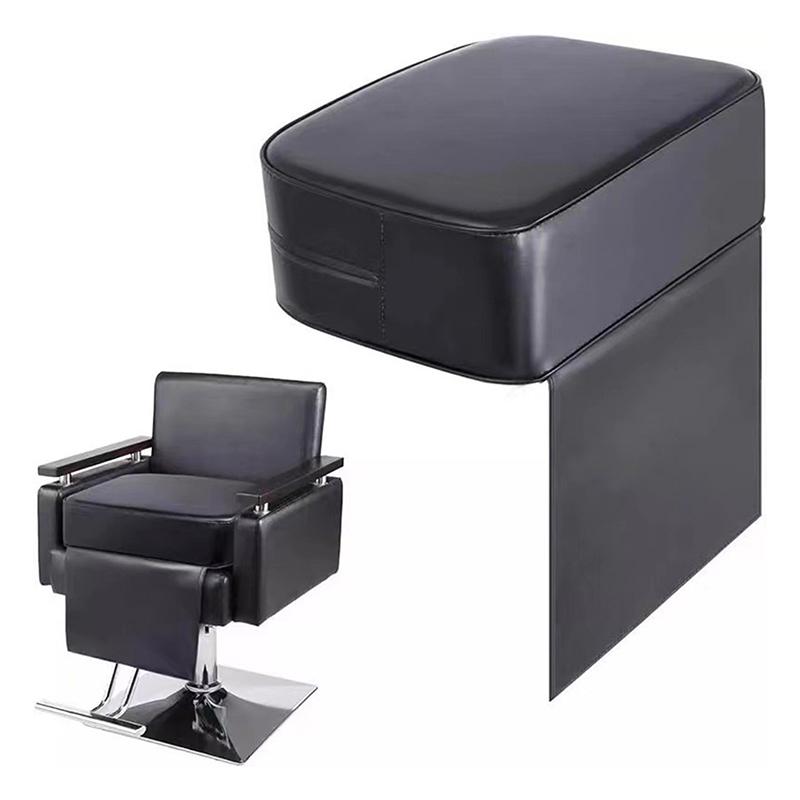 Парикмахерское кресло, детское сиденье, подушка, удобное оборудование для салона красоты, портативный черный инструмент для укладки волос из искусственной кожи