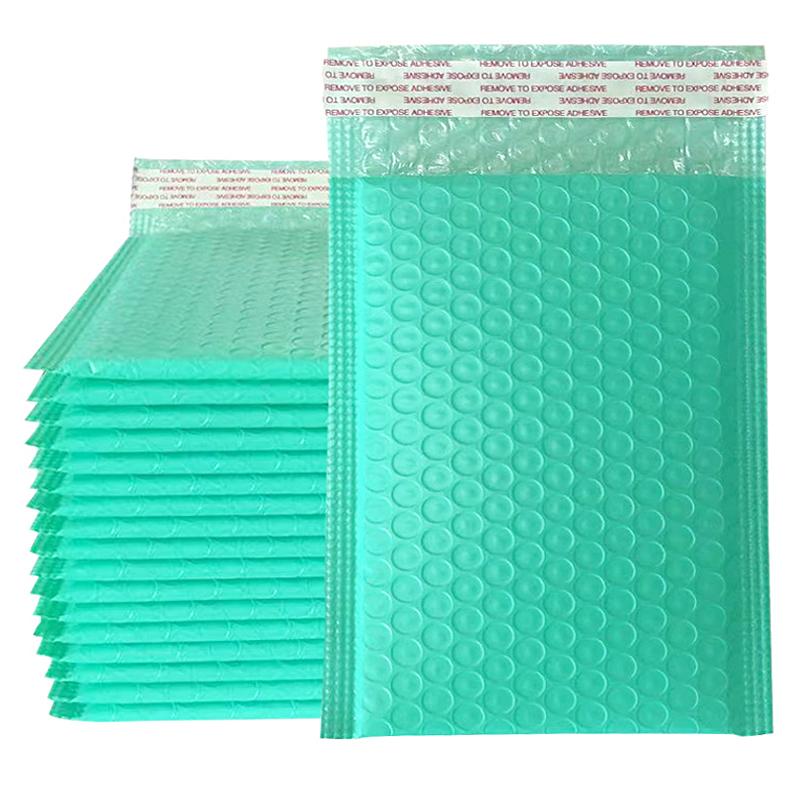 50 шт. фиолетовые почтовые конверты с пузырьковой подкладкой, почтовые конверты с пузырьковой подкладкой, почтовые конверты из полиэтилена для упаковки, самоклеящиеся пакеты для транспортировки с пузырьковой подкладкой