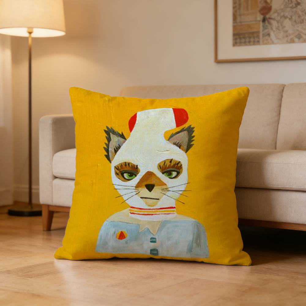Mr. Fox The Fantastic Pillow Case Pattern Printed Pillowcase For Living Room Sofa Cushion Cover