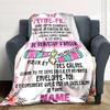 Love Letter To My Little Girl Gift Personalized Blanket Customize Your Name Warmthful Decor For Sofa Couch Office Bed Picnics For All Occasions