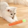 Морковный Кот Игрушка для Прорезывания Зубов Устойчивая к Укусам Питомца Сизалевая Веревка Игрушка-Грызунок для Котенка Здоровье Зубов Очистка Зубов Интерактивная Игрушка от Скуки