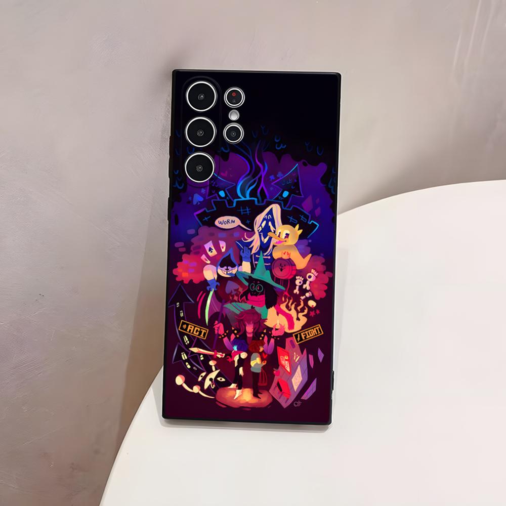 Чехол для телефона D-Deltarune Для S23 Samsung S26 S24 S25 Ultra S22 S20 Fe S21 Plus A16 A54 A34 A53 Задняя крышка
