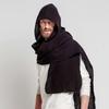 Men Shawl Scarf Lightweight Solid Color Long Scarf Shawl Retro Cotton Linen Outdoor Neck Wrap Clothing Accessory