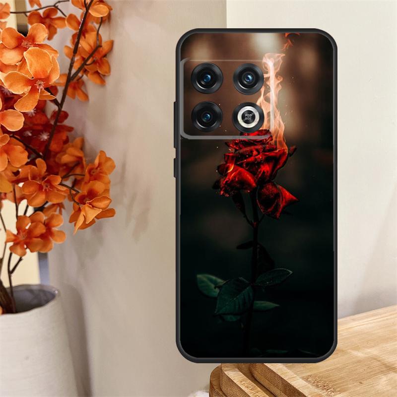 Красная Роза Цветок Чехол Для OnePlus 13R 13 12 12R 11 10 Pro 8T 10T OnePlus Nord 4 CE 2 3 Lite N30 N20 N10 Чехол