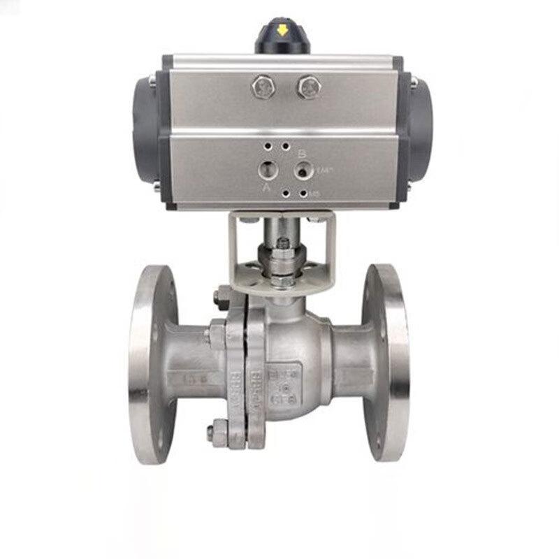 Pneumatic Stainless Steel Flanged Ball Valve