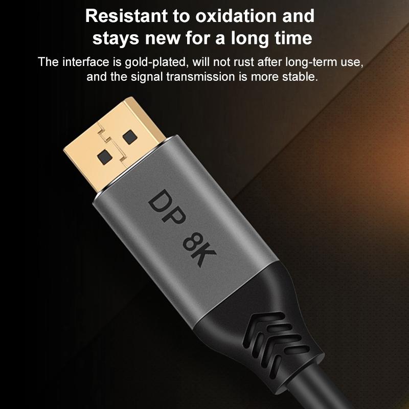 3m DP1.4 Male to Male Cable 8K/60Hz Displayport HD Video Adapter Cable for HDTV Monitor Projector