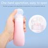 4Pcs/Set Portable Silicone Travel Bottle Liquid Container Empty Refillable Packing Lotion Points Shampoo Container Cream Trip