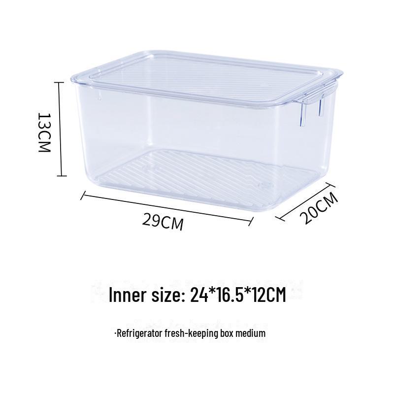 Контейнер для хранения свежих продуктов в холодильнике с крышкой для продуктов питания, фруктов, овощей и яиц