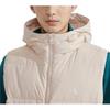 Calvin Klein Жилет унисекс с капюшоном и минималистичным принтом на утином пуху, цвет молочный J324344-AFC