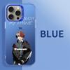 Silver Cross-Border Anime Handsome Guy IMD Mobile Phone Case for iPhone 15/14/13/11/8.