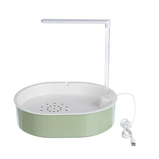 Ванночка для попугаев с защитой от брызг, Душ для птиц, Тихий, Питание от USB-насоса, Автоматический душ для птиц, для какаду, конуров, волнистых попугайчиков, неразлучников