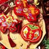 Красный Цвет Красный Конверт Вышивка Дизайн Бумажный Материал Красный Пакет Традиционный Узор Ремень Через Плечо Хунбао Лунный Новый Год