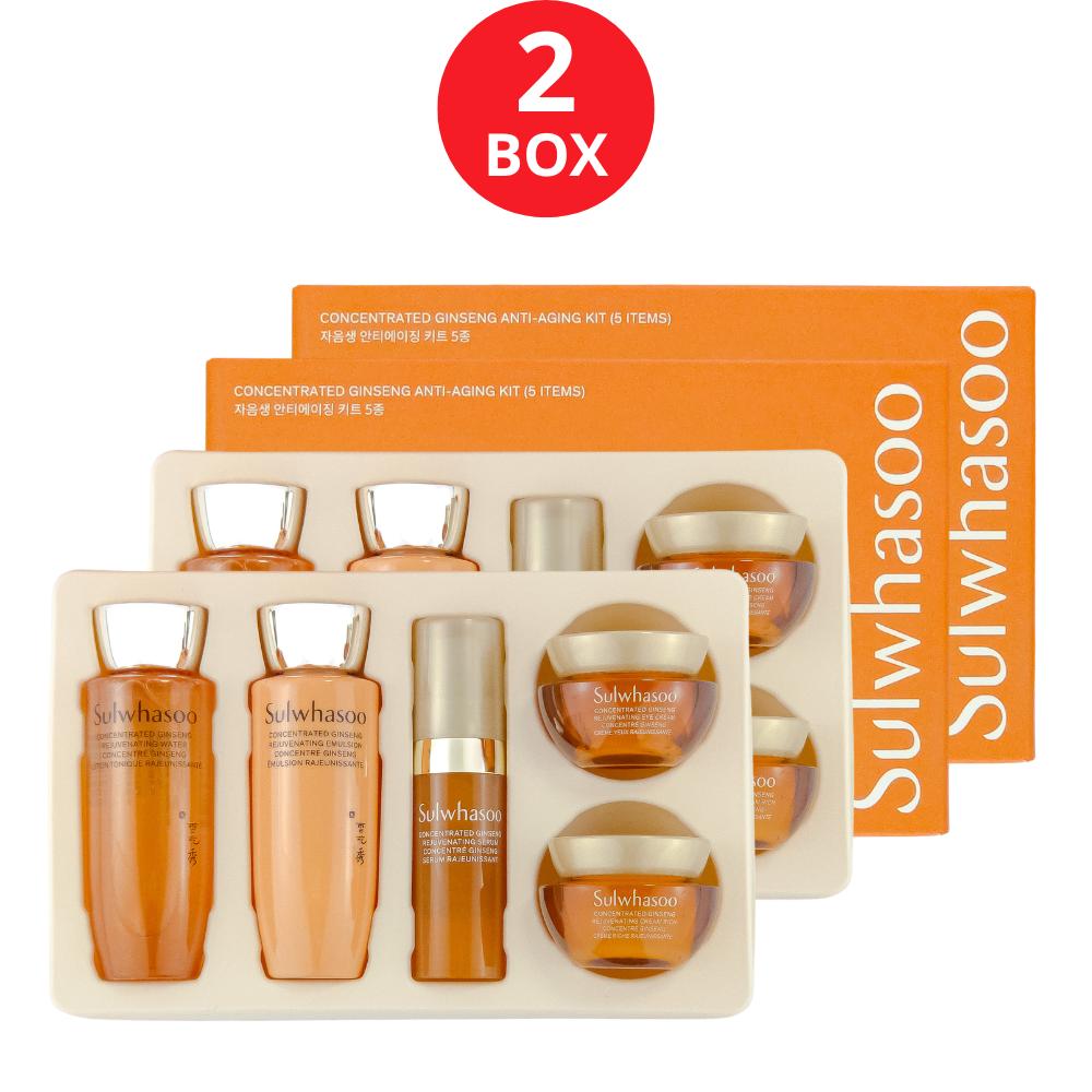 Sulwhasoo Концентрированный набор для борьбы со старением на основе женьшеня (5 штук)