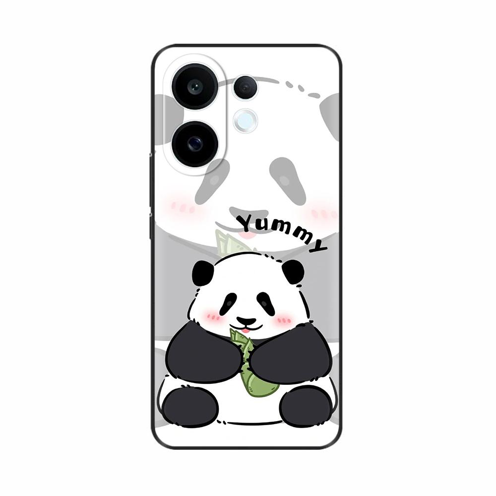 Silicone Cover For Vivo S30 VivoS30 Funda Cat Rose Flower Panda Cute Cartoon Painted Shockproof Shell Bumper Mobile Phone Case