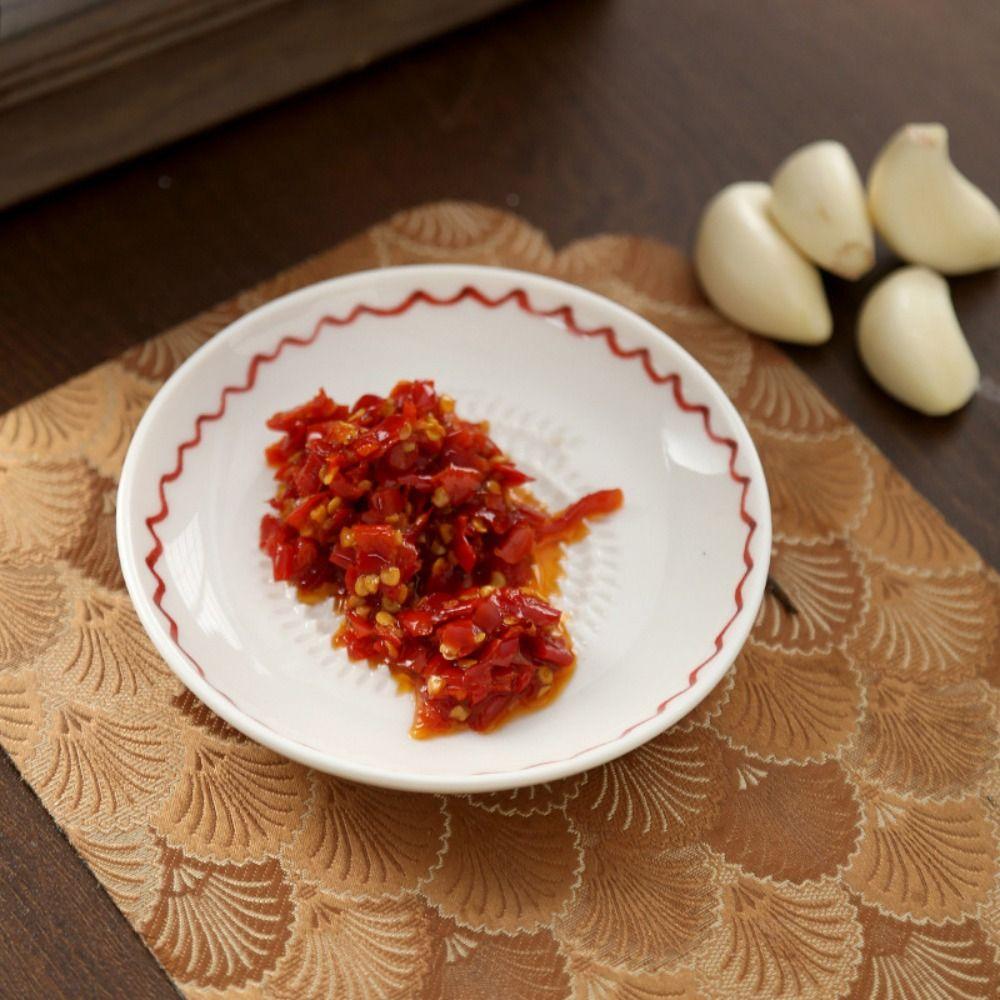 2-in-1 Hand Garlic Ginger Masher Non-Slip Tomato Grater Dish Cheese Carrot Fruits Vegetables