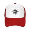 Black And White Stars New Summer Leisure Sports Daily Sun Hat Fishing Outdoor Activity Unisex Canvas Fashion Duck Tongue Cap