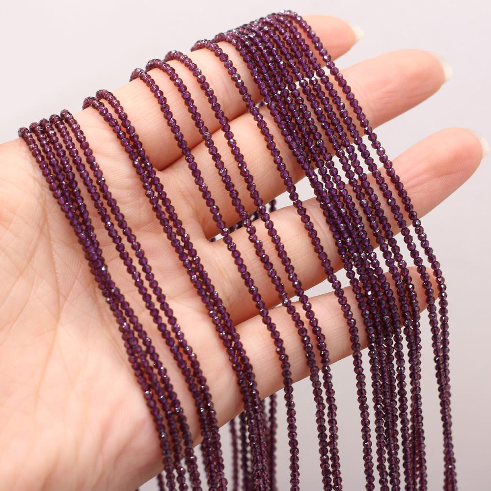 3-ниточные бусины из шпинели из натурального камня 2 мм, маленькие свободные бусины-разделители для изготовления ювелирных изделий, ожерелья, браслета, браслета, серег, аксессуаров, бисера 38 см