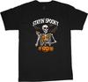 Spooky Skeleton Halloween Theme Costume T-shirt Mens Graphic Tees Decor