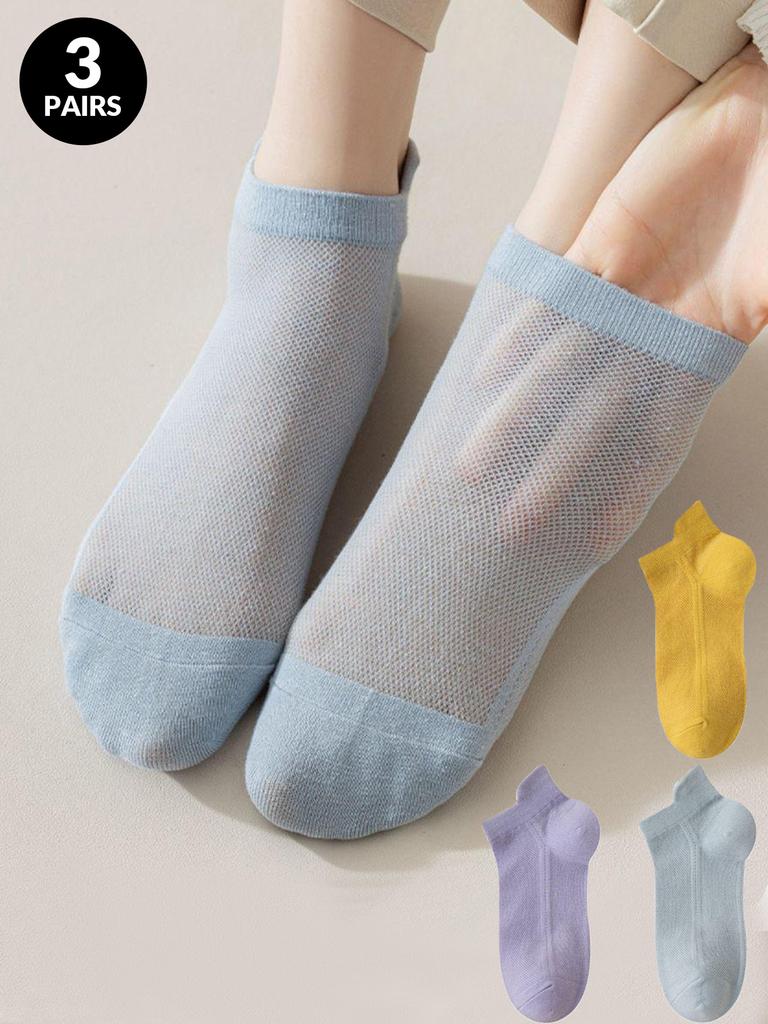 6 пар женских коротких носков, тонкие носки-лодочки на четыре сезона, дышащие летние невидимые носки-лодочки с полым сетчатым верхом и неглубоким вырезом