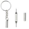 Multifunctional Mini Screwdriver 3in1 Slotted Cross Hex Screw Driver Glasses Phone Watch Screw Repair Keyring Tool