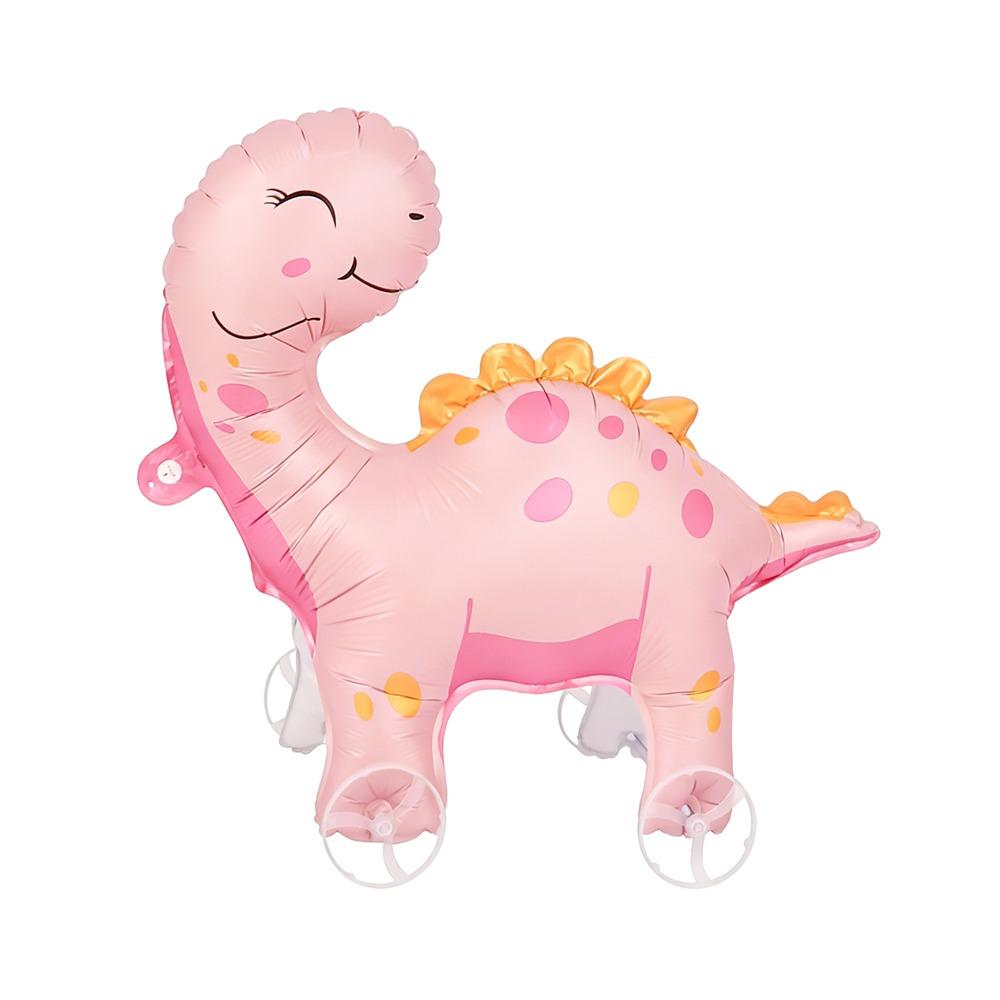 Подвижный Дизайн 4D Шары Динозавры Рисунок Фольгированный Шар Животное Животные Ходячий Шар На Колесах Стоячие Фольгированные Шары