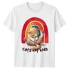 Cats Not Kids TShirt Child Free Cats Birthday Gift For Him And Her