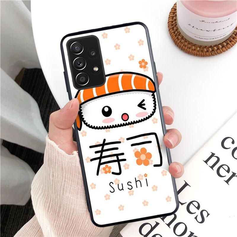 Чехол для телефона Food Sushi для Samsung Galaxy A13 A22 A12 A32 A71 A11 A21S A33 A52 A72 A51 A50 A70 A31 M31