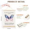 AXSDBVHB Butterfly pirational Quotes Wall Art Decor 12x16 Poster Hanger Frame, Therapy Office Decor, Motivational Mental Health Canvas Artwork Prints