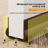 Гибкий ПВХ Уплотнитель двери от сквозняков Звукоизоляционный Погодный уплотнитель Самоклеящийся Уплотнитель под дверью Погодная полоса Оконная полоса