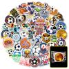 50 Football Trophy Stickers World Cup European Cup Football Trophy Luggage American Ball Pvc Stickers