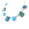 NOA [K0158] - Blue 'Coloring' Designer Necklace