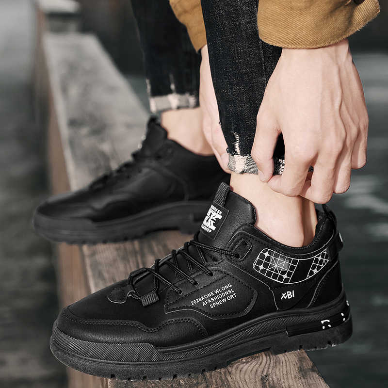 Fashion Synthetic Leather Demi-season Luxury Brand Sneakers Woman Boots Sneakers Spring Shoes Hiking Sports Trendy Cheapest