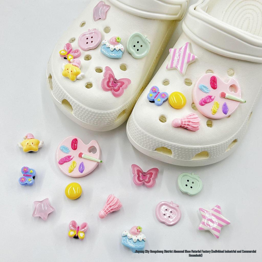 Cute Cartoon Shoe Charms: Kids' Croc Accessories, 3D Snap-On Flower Decorations for Boys & Girls
