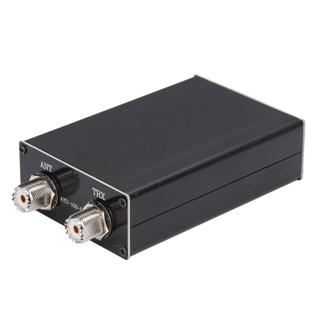 ATU-100 1.8-55MHz Mini Automatic Antenna Tuner 0.96in OLED Display Aluminum Outcase with1350MAh Battery ATU Antenna Tuner