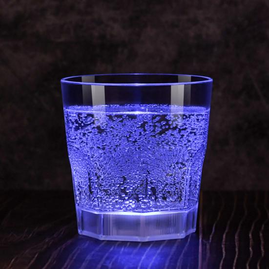 1/6 шт. Светящиеся рюмки со светодиодной подсветкой, бокалы для виски для вечеринки, светящиеся в темноте, многоразовая посуда для напитков