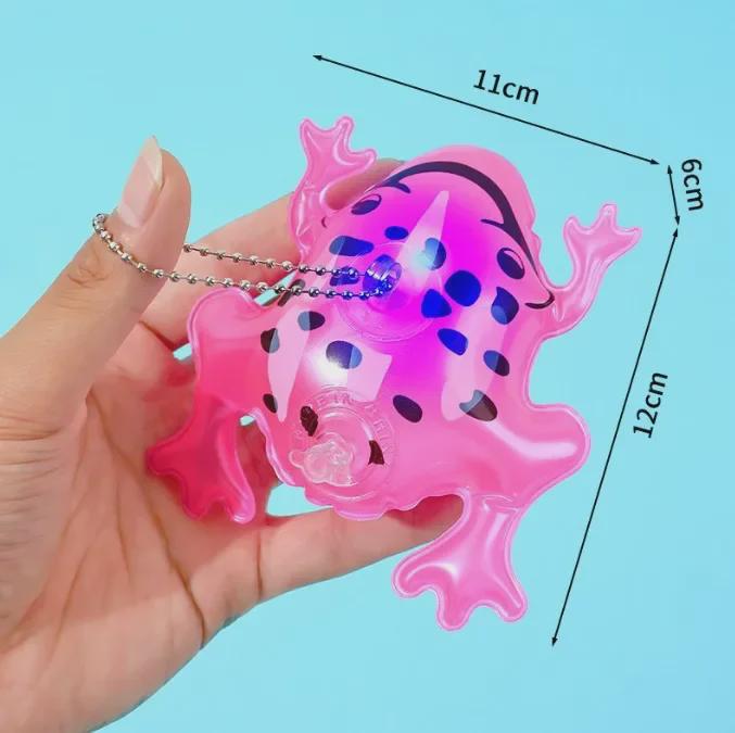 Inflatable Mini Frog Pendant: Luminous Decompression Toy