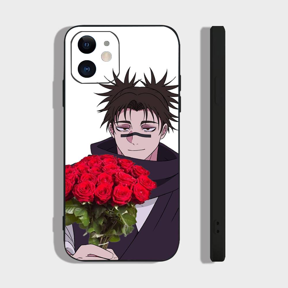Чехол для телефона Choso Jujutsu K-Kaisen Аниме для iPhone 17 Air 16 15 14 13 Pro Max 11 12 Черный силиконовый чехол