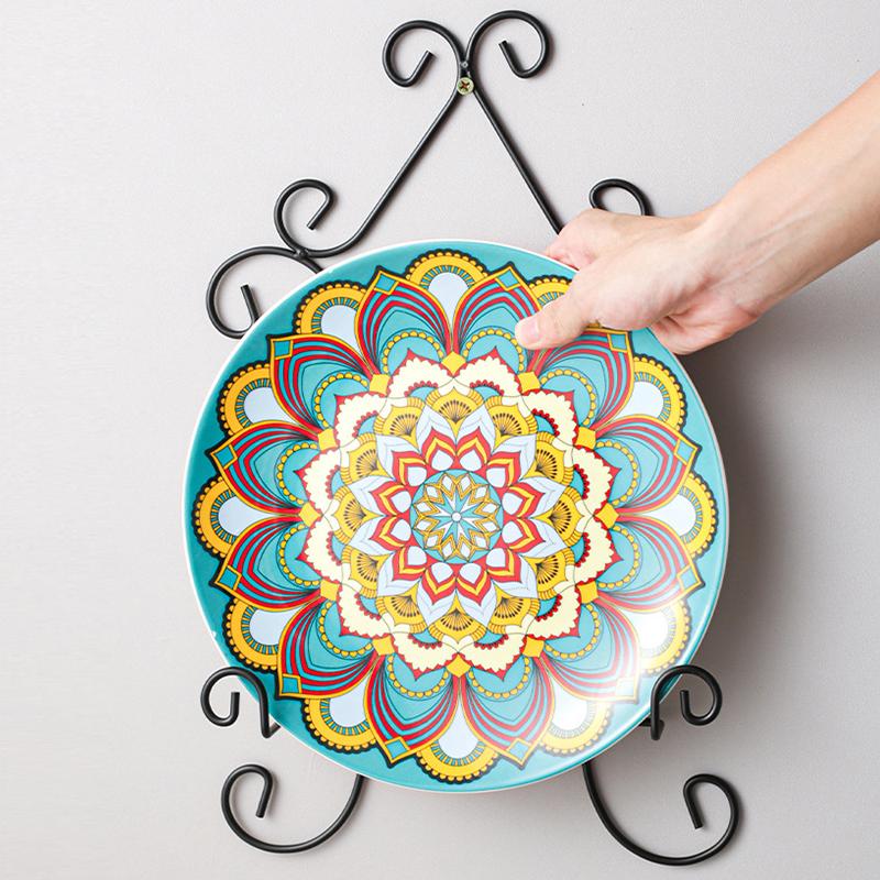 1PC Iron Display Bracket Hung Strong Load-bearing Exhibition Hall Multi Functional Living Room Iron Home Decoration